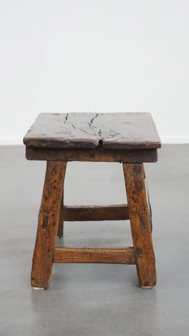 Pamono Antique Spanish Side Table or Stool, 16th Century> Wall Decor