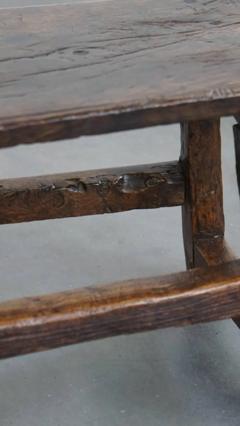 Pamono Antique Spanish Side Table or Stool, 16th Century> Wall Decor