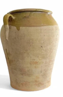 Hot Pamono Antique Spanish Terracotta Olive Oil Jar with Patina, 1890s