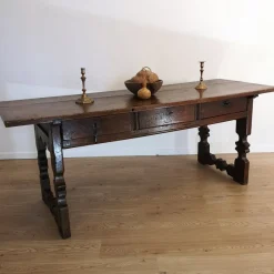 Clearance Pamono Antique Spanish Walnut Writing Table, 1700
