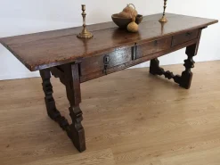 Clearance Pamono Antique Spanish Walnut Writing Table, 1700