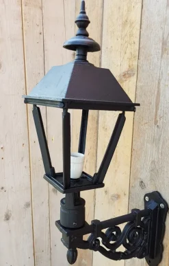 Pamono Antique Square Cast Iron Wall Lantern> Garden Lighting