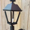 Pamono Antique Square Cast Iron Wall Lantern> Garden Lighting