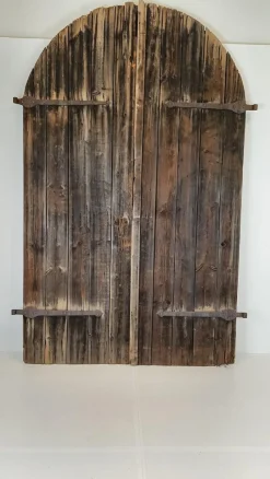 New Pamono Antique Stable Doors, Set of 2
