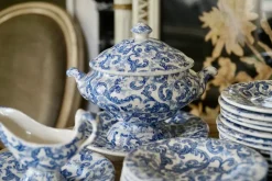 Pamono Antique Staffordshire Pottery Children's Dinner Service Toys Set from Ca 1880-1900, 1885, Set of 26><noscript><img width=