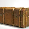 Pamono Antique Steamer Trunk by Moritz Mädler for Mädler, Germany, 1890s
