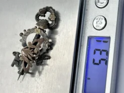 Pamono Antique Sterling Silver Brooch><noscript><img width=