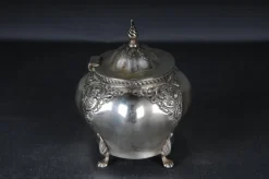 Pamono Antique Sterling Silver Sugar Bowl, England><noscript><img width=