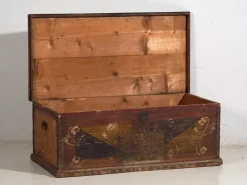 Pamono Antique Storage Chest, 1920s> Trunks Crates & Baskets
