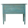 Sale Pamono Antique Swedish Blue Painted Hand-Carved Country Table