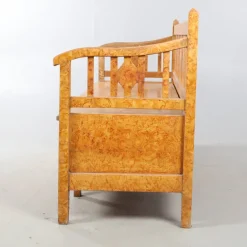 Pamono Antique Swedish Marbled Bench, 1890s><noscript><img width=