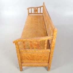 Pamono Antique Swedish Marbled Bench, 1890s><noscript><img width=