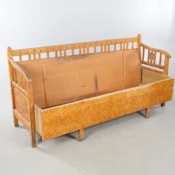 Pamono Antique Swedish Marbled Bench, 1890s><noscript><img width=