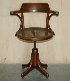 Pamono Antique Swivel Desk Chair from Thonet, 1900> Office Chairs
