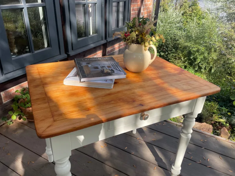 Outlet Pamono Antique Table in Fir, 1890s