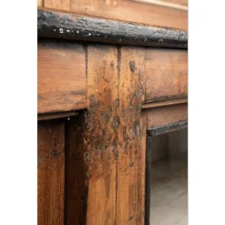 Pamono Antique Teak Bookcase with Patina><noscript><img width=