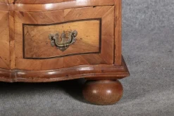 Pamono Antique 18th Century Baroque Tabernacle Secretary in Oak with Walnut Veneer, 1730s><noscript><img width=