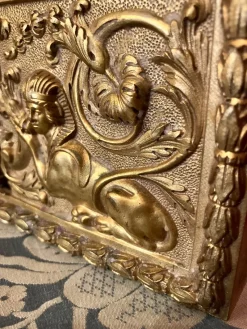 Hot Pamono Antique 18th Century Door Lock in Gilt and Chiseled Bronze, France