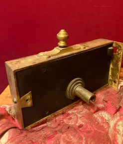 Hot Pamono Antique 18th Century Door Lock in Gilt and Chiseled Bronze, France