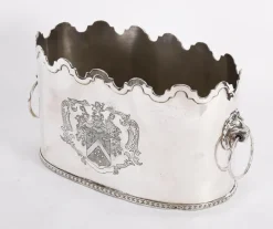 Discount Pamono Antique 20th Century Edwardian Silver Plate Wine Cooler, 1890s