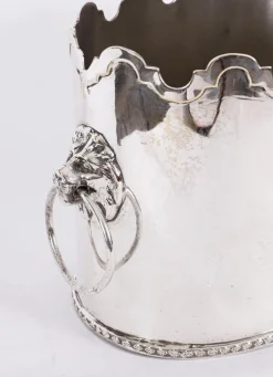 Discount Pamono Antique 20th Century Edwardian Silver Plate Wine Cooler, 1890s