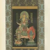 Sale Pamono Antique 19th Century Japanese Buddhist Deity Print with Guardians