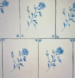Pamono Antique Tiled Stove Cabinet, 1900><noscript><img width=