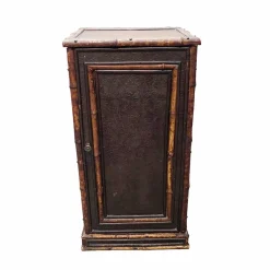 Discount Pamono Antique Tortoiseshell Bamboo Bedside Table, Late 1800s