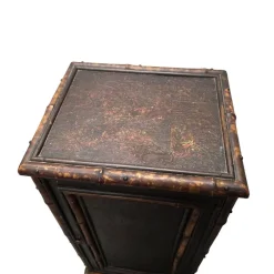 Discount Pamono Antique Tortoiseshell Bamboo Bedside Table, Late 1800s