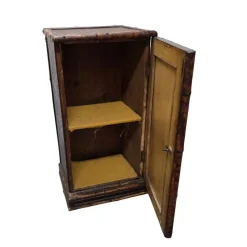 Discount Pamono Antique Tortoiseshell Bamboo Bedside Table, Late 1800s