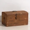 Pamono Antique Travel Chest with Year Inscription, 1936> Trunks Crates & Baskets