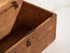 Pamono Antique Travel Chest with Year Inscription, 1936><noscript><img width=