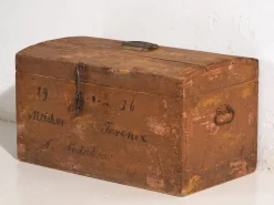 Pamono Antique Travel Chest with Year Inscription, 1936><noscript><img width=