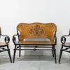 Best Pamono Antique Tresillo Living Room Set, Set of 3
