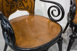 Best Pamono Antique Tresillo Living Room Set, Set of 3