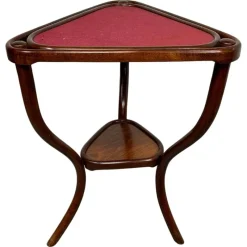 Online Pamono Antique Triangle Card Table from Thonet, 1890s