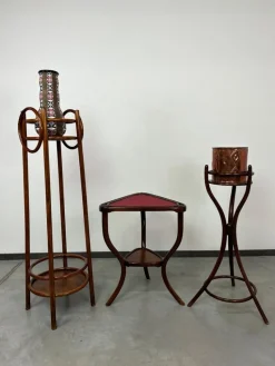 Online Pamono Antique Triangle Card Table from Thonet, 1890s