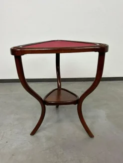 Online Pamono Antique Triangle Card Table from Thonet, 1890s