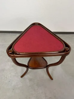 Online Pamono Antique Triangle Card Table from Thonet, 1890s