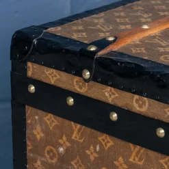 Best Pamono Antique Trunk in Woven Canvas from Louis Vuitton, 1900