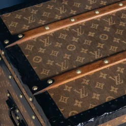 Best Pamono Antique Trunk in Woven Canvas from Louis Vuitton, 1900