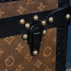 Best Pamono Antique Trunk in Woven Canvas from Louis Vuitton, 1900