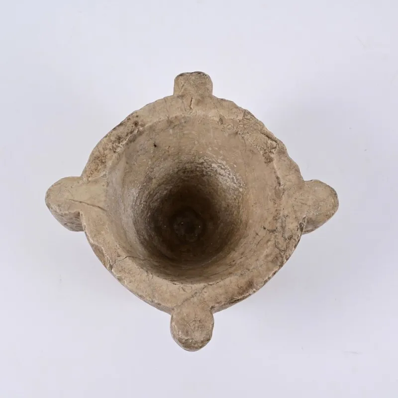 Best Pamono Antique Tuscan Medieval Mortar in Nembro Marble, Italy