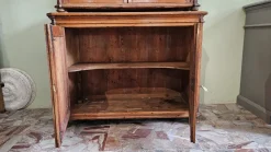 Clearance Pamono Antique Tuscan Showcase Buffet, 1890s