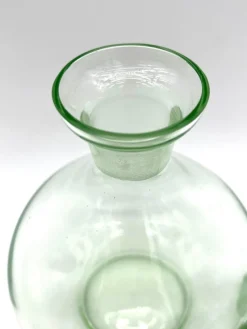 Pamono Antique Uranium Glass Carafe with Stopper, 1890s><noscript><img width=