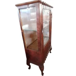 Pamono Antique Venetian Display Cabinet in Walnut Root, 1890s