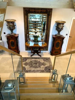 Sale Pamono Antique Victorian Amboyna and Carved Ebony Pedestals, 1850, Set of 2