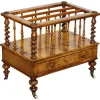 Pamono Antique Victorian Burr Walnut Magazine Rack, 1860> Magazine Racks