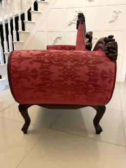 Online Pamono Antique Victorian Carved Mahogany Chaise Lounge, 1860