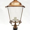 Discount Pamono Antique Victorian Classic Copper Pillar Lamp Lantern on Base Outdoor Lamp